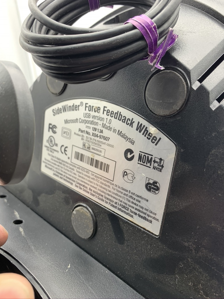 Racing Wheel SideWinder Force Feedback - Microsoft