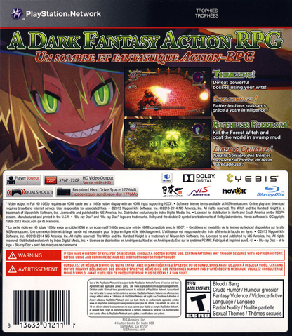Witch and the Hundred Knight, The - PS3