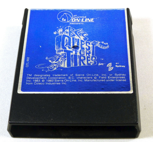 B.C.'s Quest for Tires (Blue Label) - Colecovision