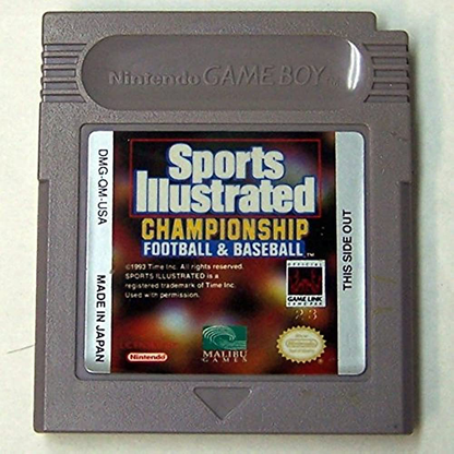 Sports Illustrated: Championship Football & Baseball - Game Boy