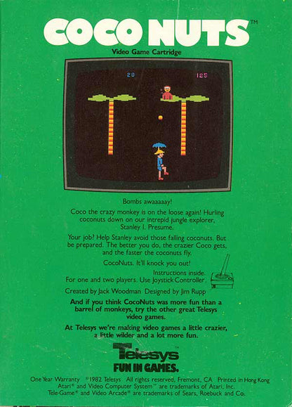 Coconuts (Telesys Label) - Atari 2600