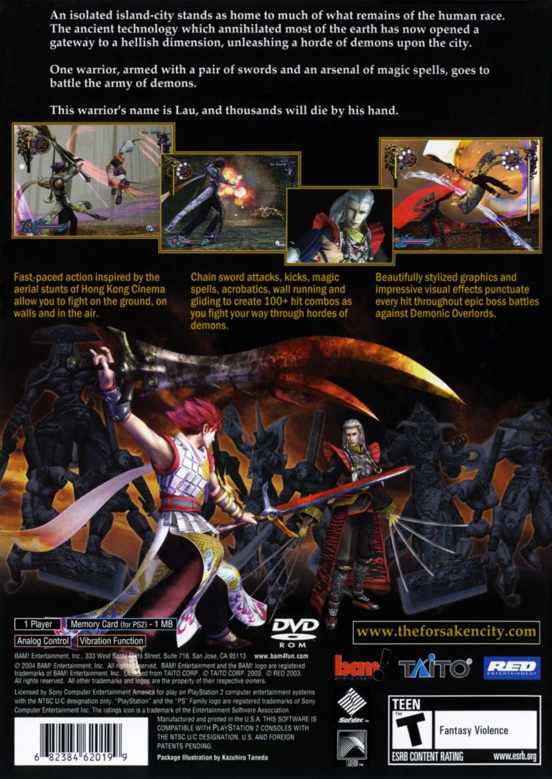 Bujingai The Forsaken City - PS2