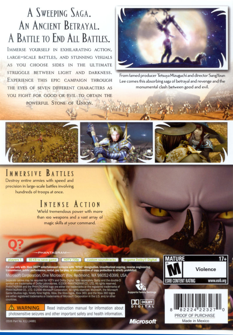 N3: Ninety-Nine Nights - Xbox 360