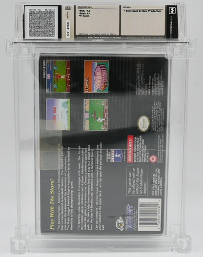 The Sporting News Baseball SNES 9.2 A+ - NEBRASKA COLLECTION