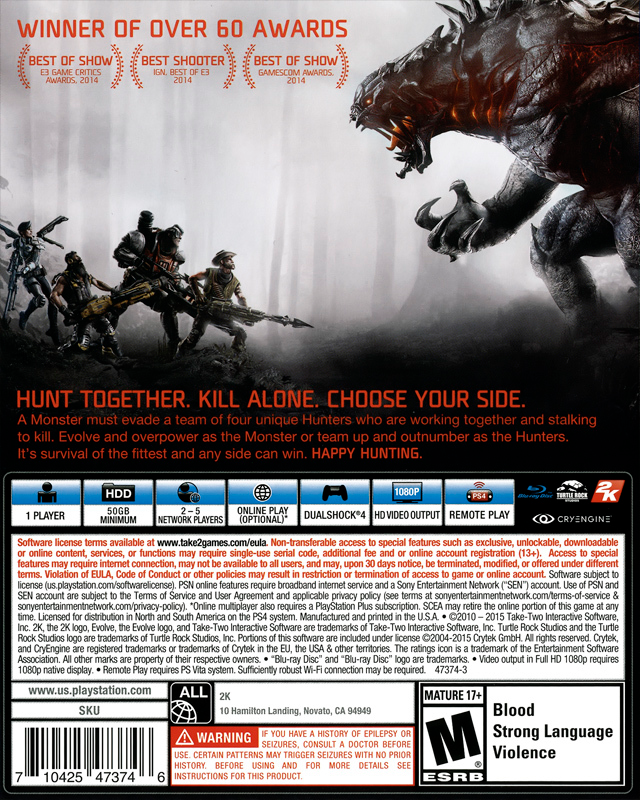 Evolve - PS4