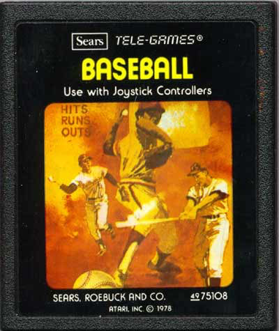 Baseball (Picture Tele-Games) - Atari 2600