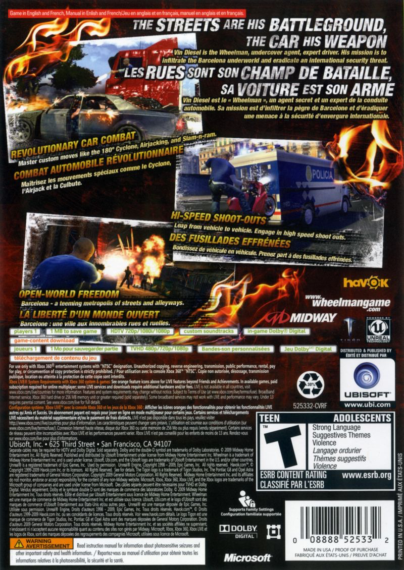 Wheelman - Xbox 360