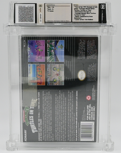 Teenage Mutant Ninja Turtles IV: Turtles in Time SNES 9.8 A+ - NEBRASKA COLLECTION
