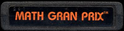 Math Gran Prix (Picture Label) - Atari 2600