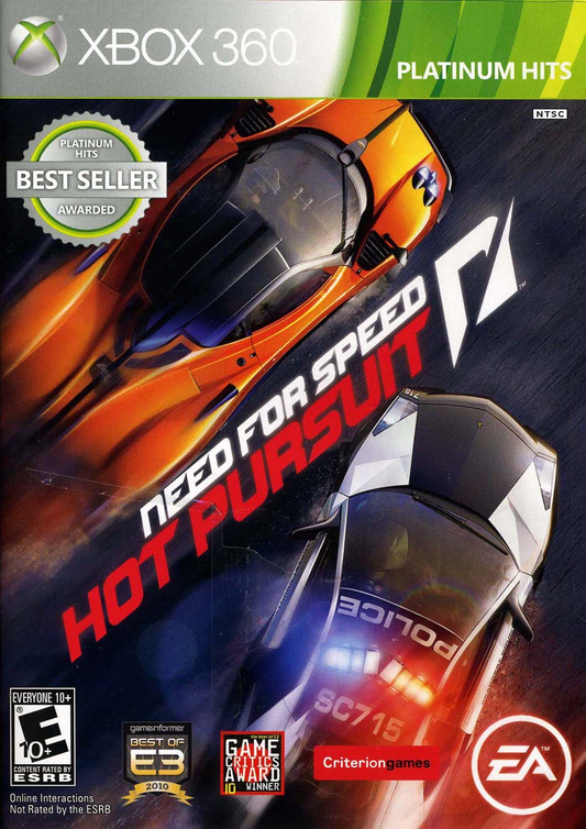 Need for Speed: Hot Pursuit - Platinum Hits - Xbox 360