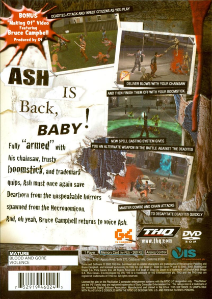 Evil Dead Fistful of Boomstick - PS2