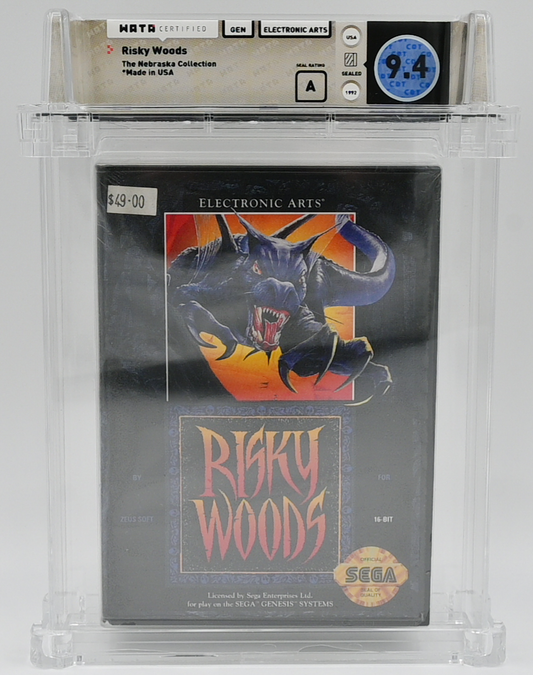 Risky Woods SEGA GENESIS 9.4 A - NEBRASKA COLLECTION