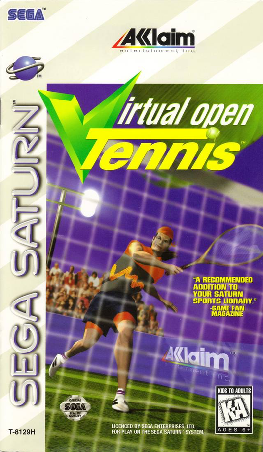 Virtual Open Tennis - Sega Saturn