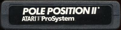Pole Position 2 (Black and White Label) - Atari 7800