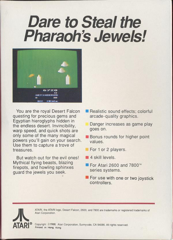 Desert Falcon - Atari 2600