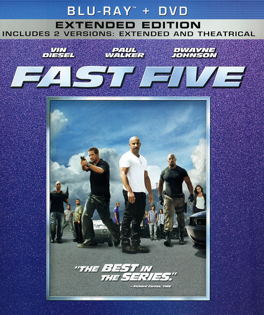 Fast Five - Blu-ray Action/Adventure 2011 PG-13