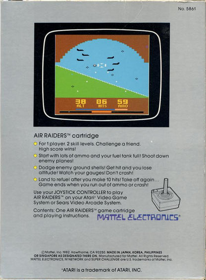 Air Raiders (White Label) - Atari 2600