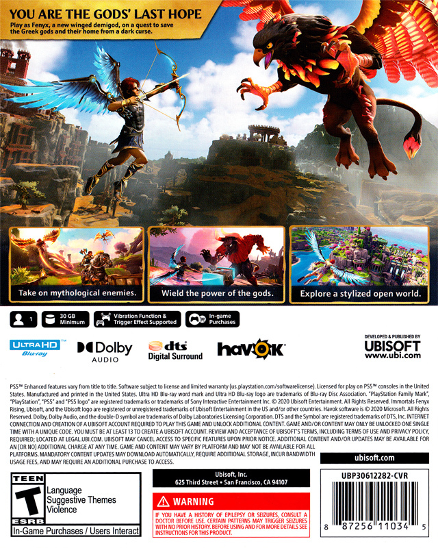 Immortals: Fenyx Rising - PS5