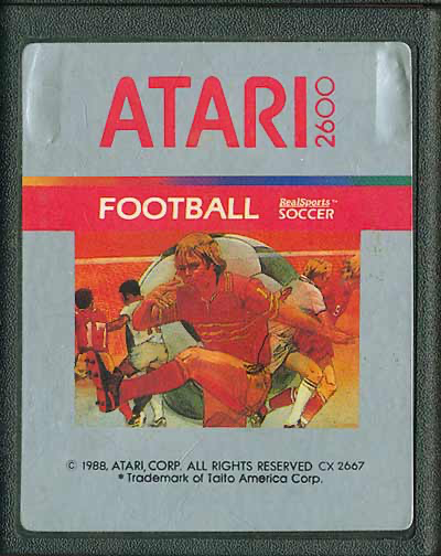 Realsports Soccer (Football) - Atari 2600