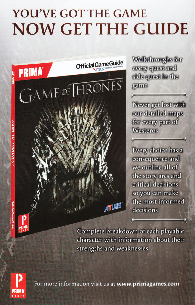 Game of Thrones - Xbox 360