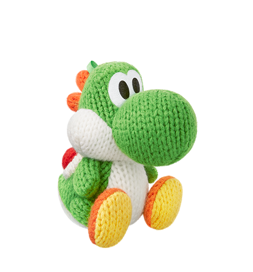 Green Yarn Yoshi - Amiibo - Yoshi's Woolly World Series