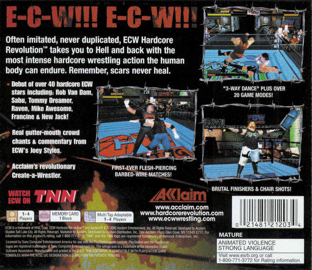 ECW: Hardcore Revolution - PS1