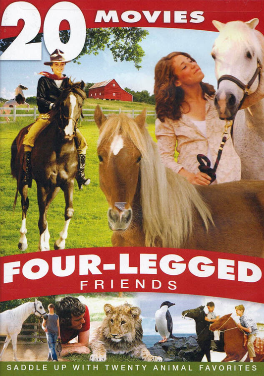 Four-Legged Friends: 20 Movie Collection: Misty / Wildfire: The Arabian Heart / Mary White / Wind Dancer / The Big Cat / ... - DVD