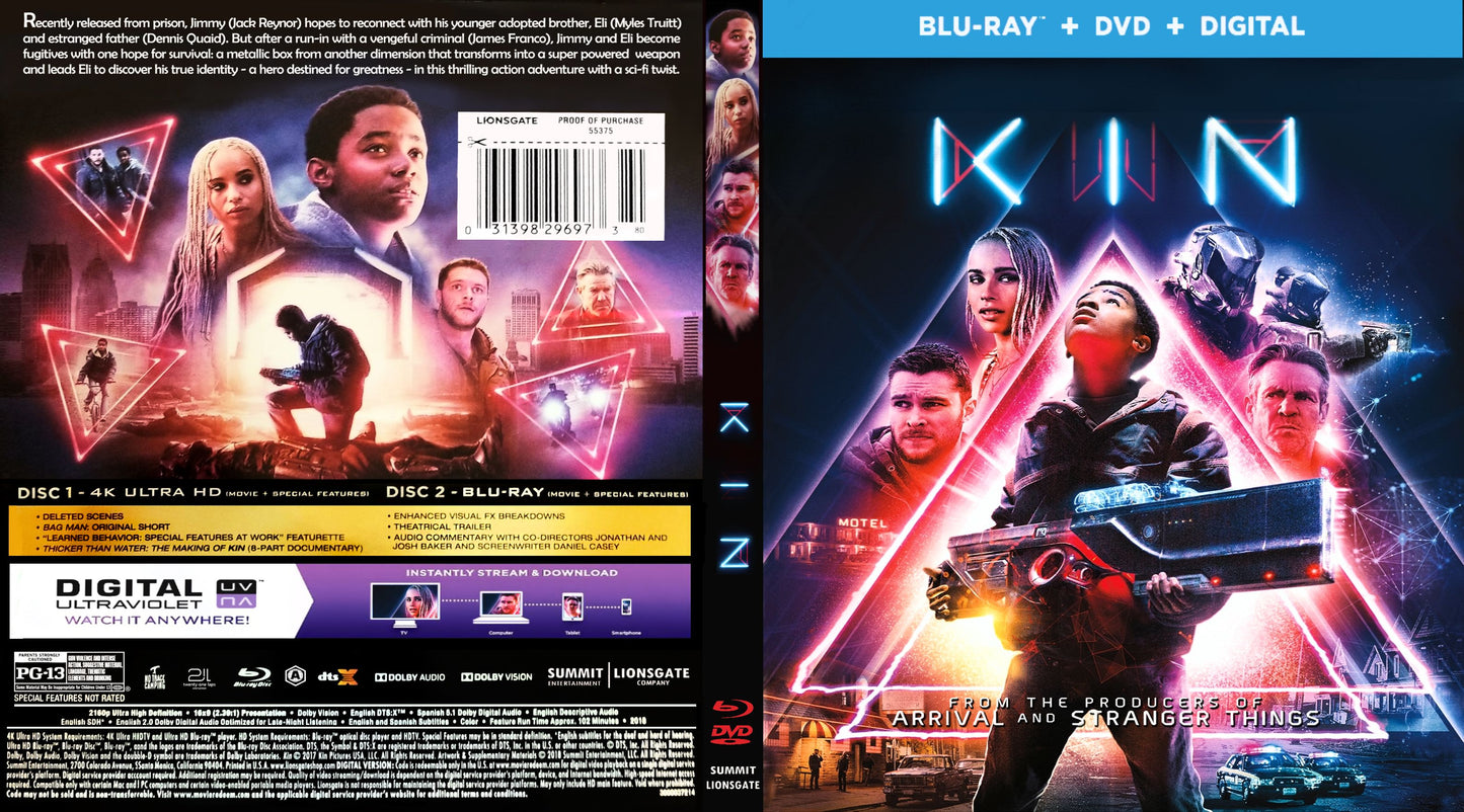 Kin - Blu-ray SciFi 2018 PG-13