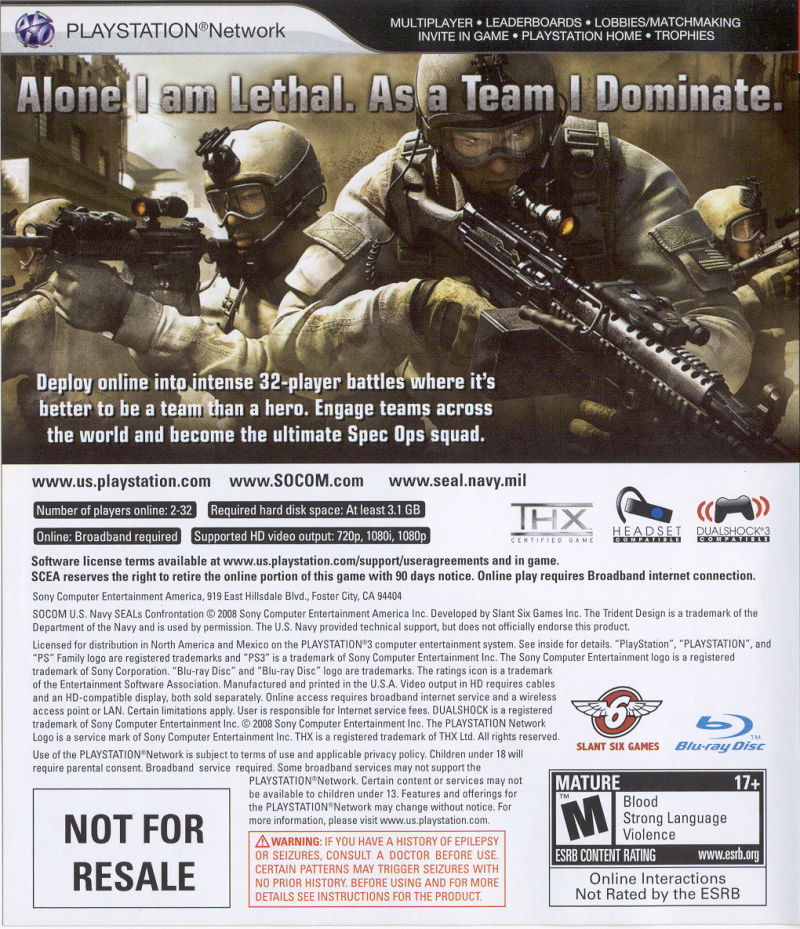 SOCOM: US Navy Seals Confrontation - PS3