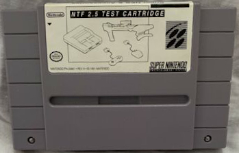NTF 2.5 Test Cartridge - SNES