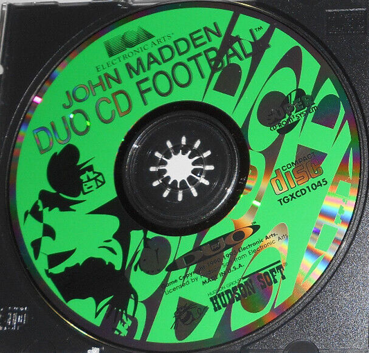 John Madden Duo CD Football - NEC Turbo Duo