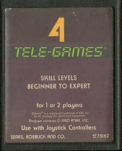 Othello (Tele-Games) - Atari 2600