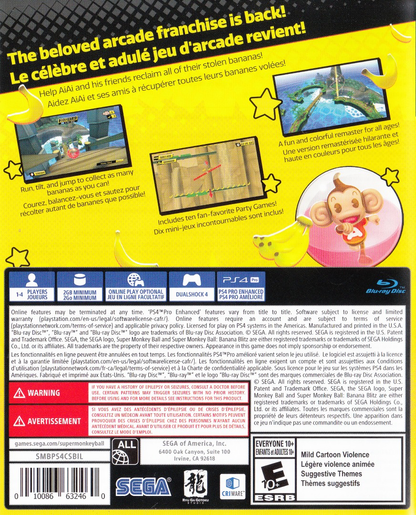 Super Monkey Ball: Banana Blitz HD - PS4