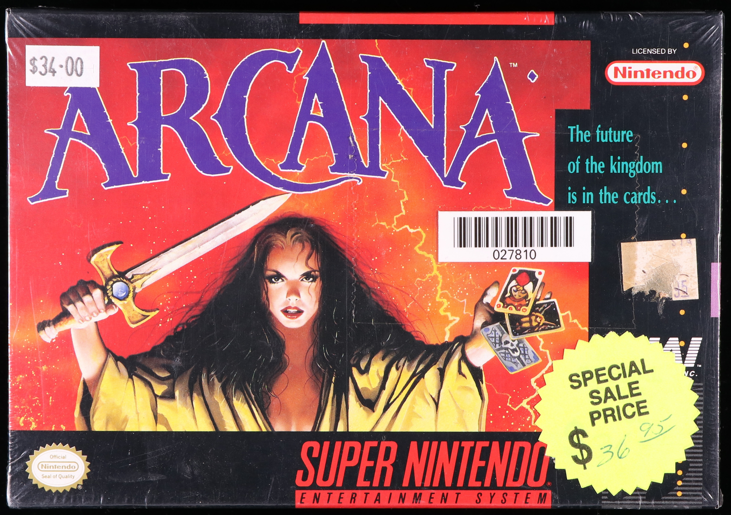 Arcana SNES 9.4 B+ - NEBRASKA COLLECTION