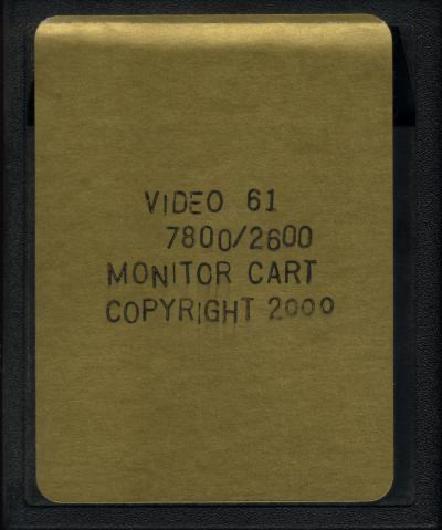 Monitor Cartridge - Atari 7800
