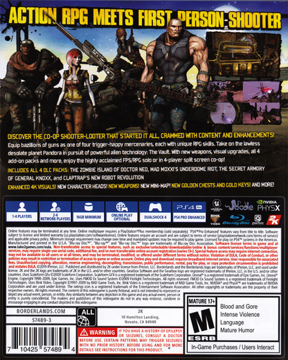 Borderlands: Game of the Year Edition - PS4