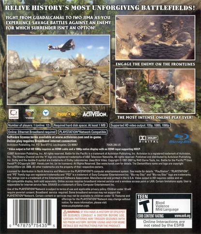 History Channel: Battle for the Pacific - PS3