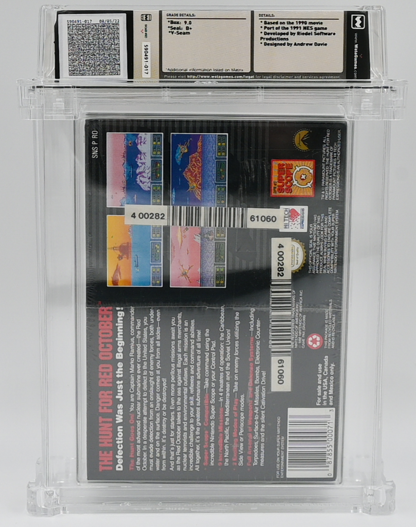 The Hunt for Red October SNES 9.0 B+ - NEBRASKA COLLECTION