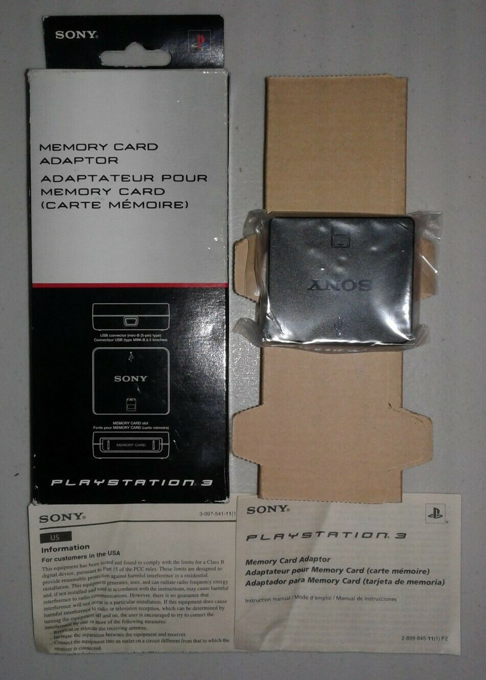 Memory Card Adaptor PS2 to PS3 SCPH-98042 - Sony Playstation 3
