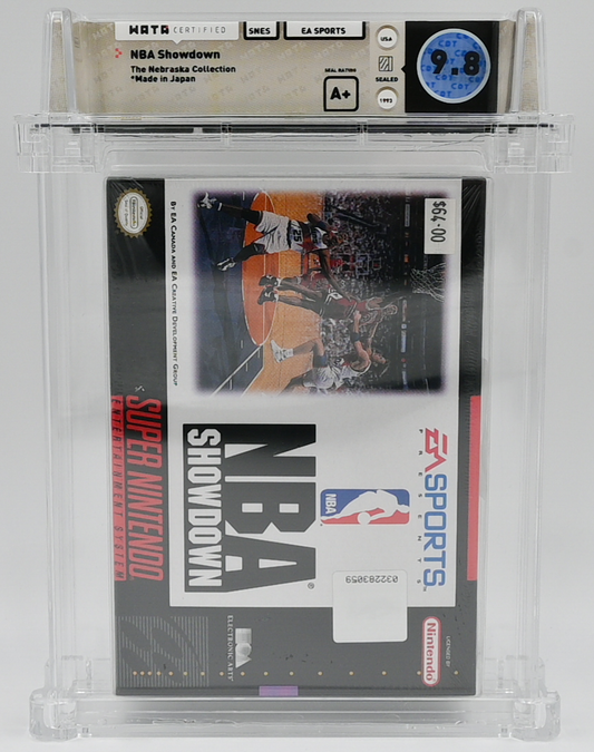 NBA Showdown SNES 9.8 A+ - NEBRASKA COLLECTION