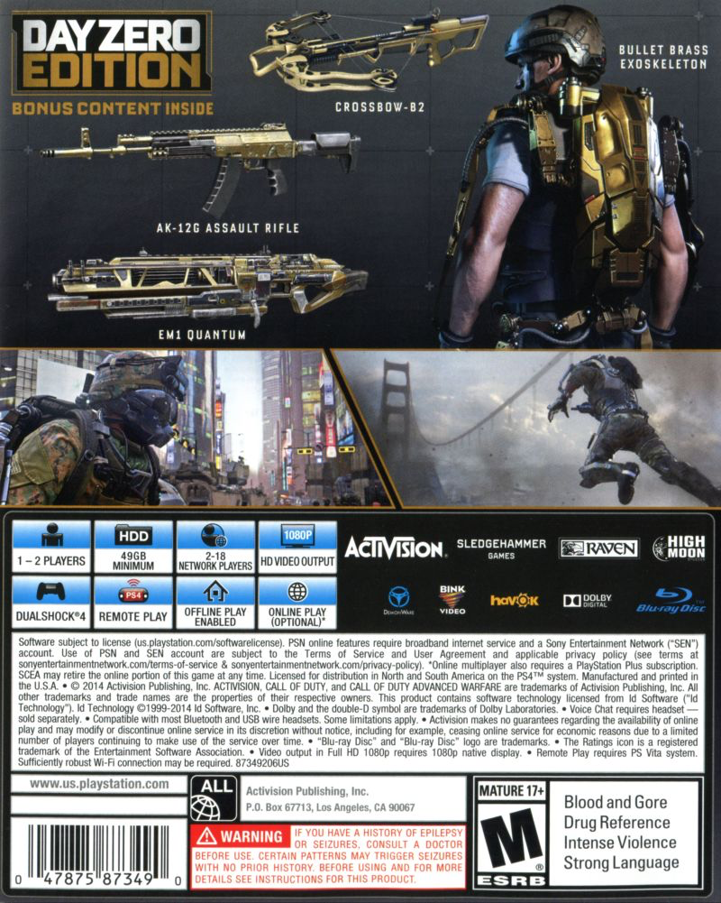 Call of Duty: Advanced Warfare - PS4