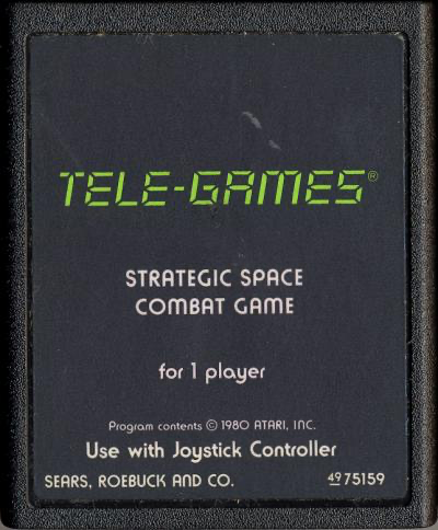 Stellar Track (Tele-Games) - Atari 2600