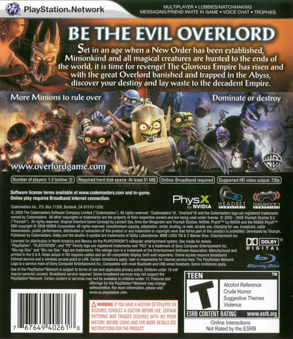 Overlord 2 - PS3