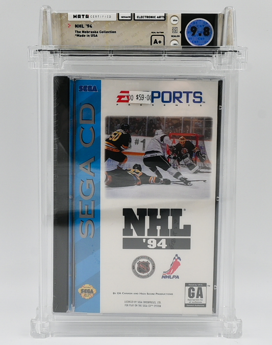 NHL '94 SEGA CD 9.8 A+ - NEBRASKA COLLECTION
