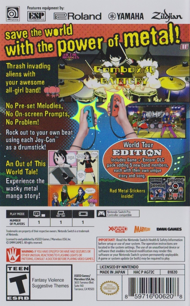 Gal Metal - World Tour Edition - Switch