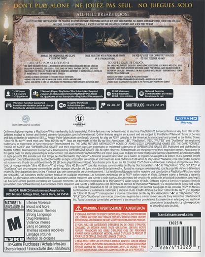 Dark Pictures Anthology, The: House of Ashes - PS5