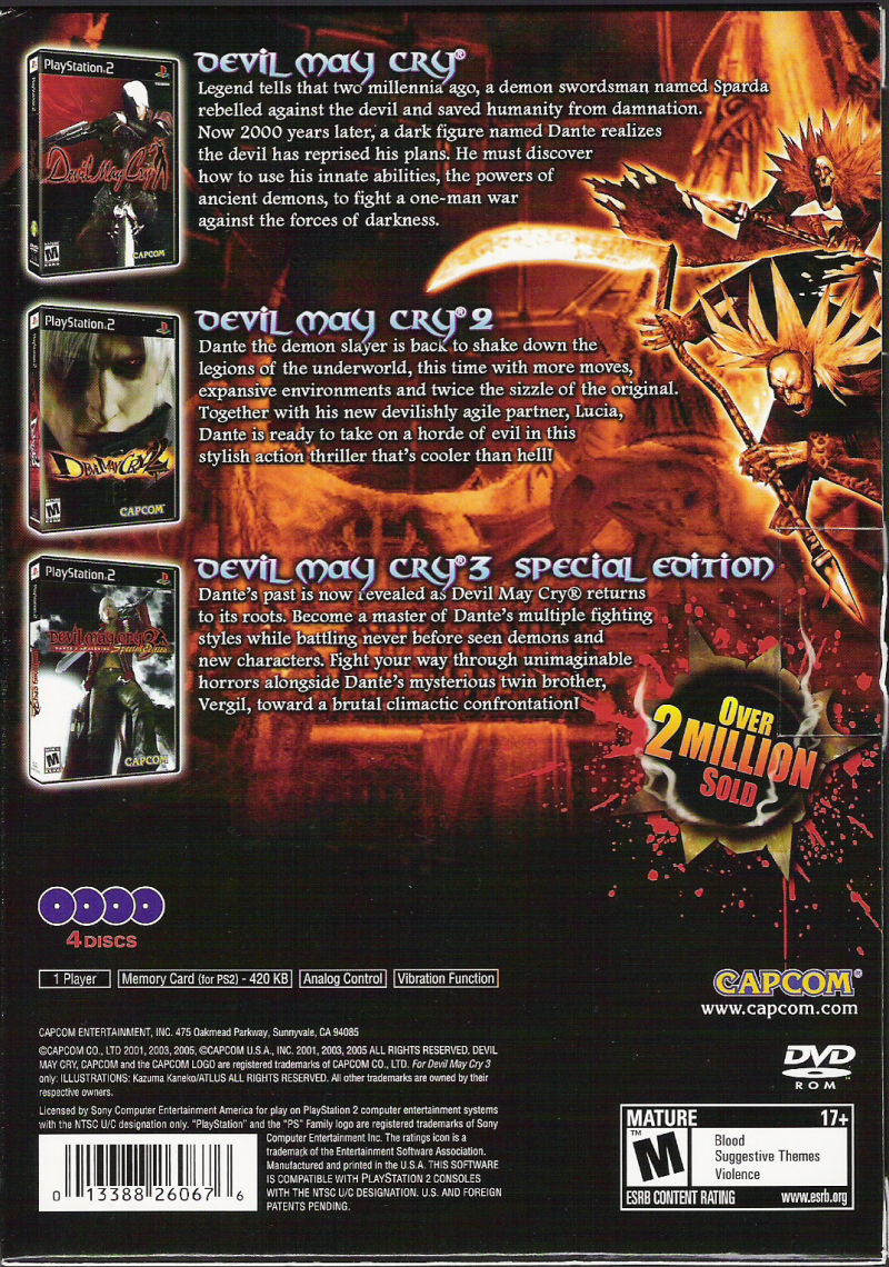 Devil May Cry 5th Anniversary Collection - PS2