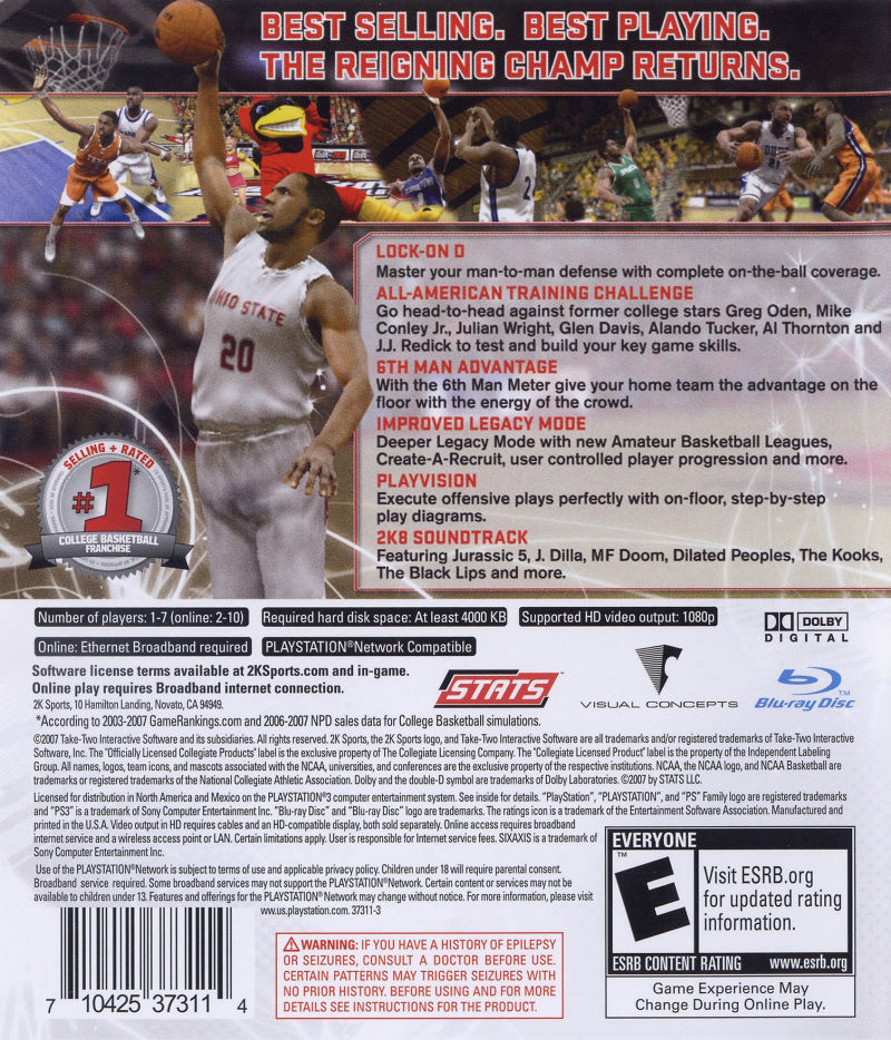 College Hoops 2K8 - PS3