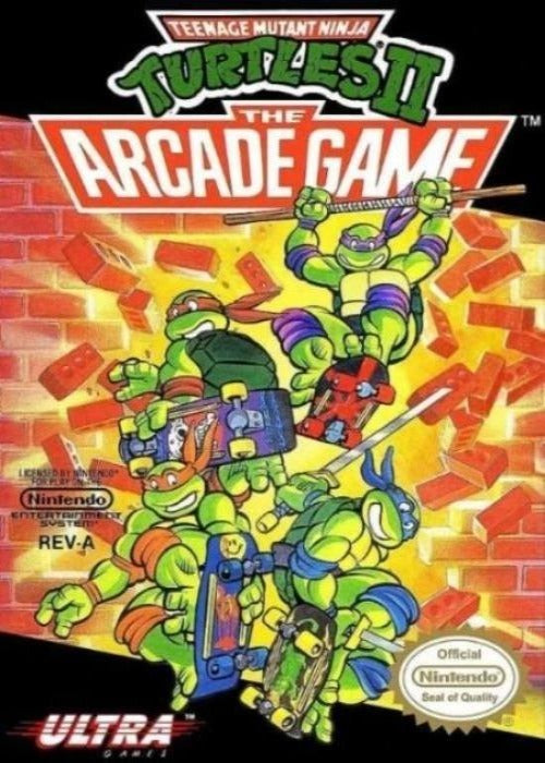 Teenage Mutant Ninja Turtles II The Arcade Game - NES