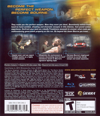 Bourne Conspiracy, The - PS3